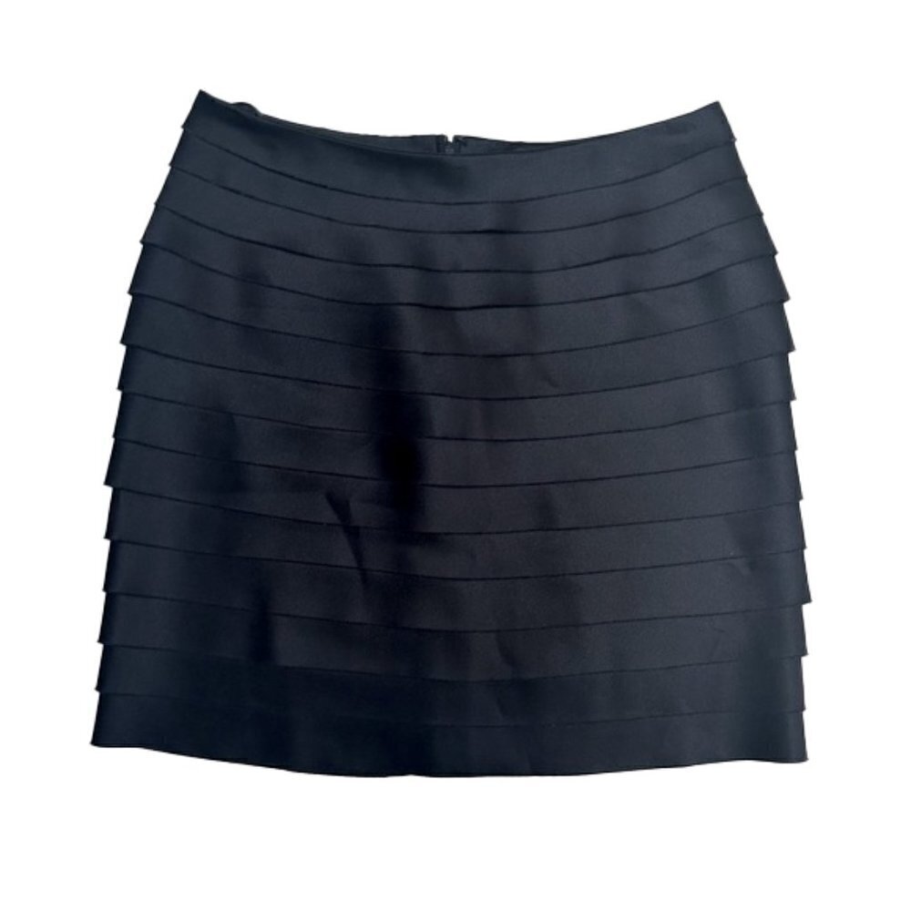 ❤️ 🆕 MARLEY black tiered mini skirt size small